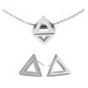 Triangle Silver Set