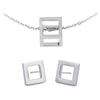 Cube Silver Set